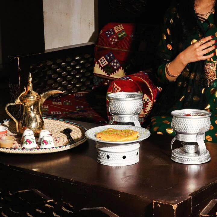 أطباق متنوعة في مطاعم افطار رمضان 2026 بالرياض