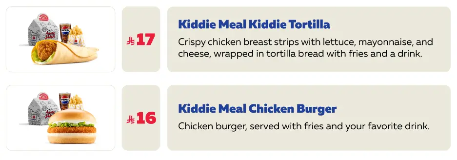 Kidde Meal 2