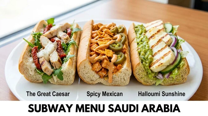 Close-up of popular Subway Sub Series items with the focus keyword displayed on the image.